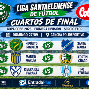 Acceso | Copa COBB 2026 – Cuartos de Final | Primera División